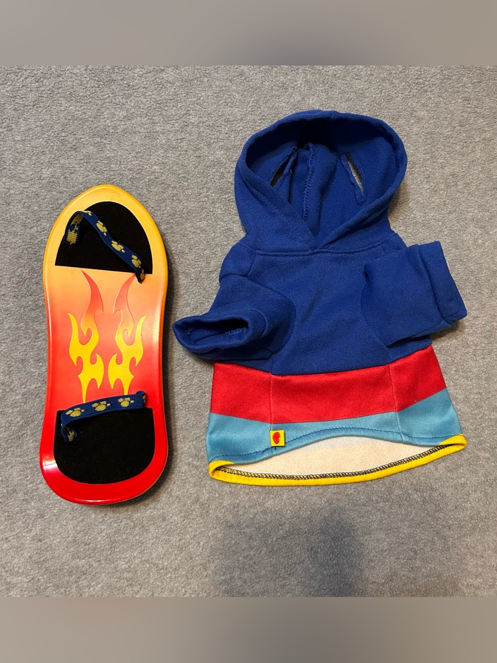 Build a Bear Skateboard and Hoodie